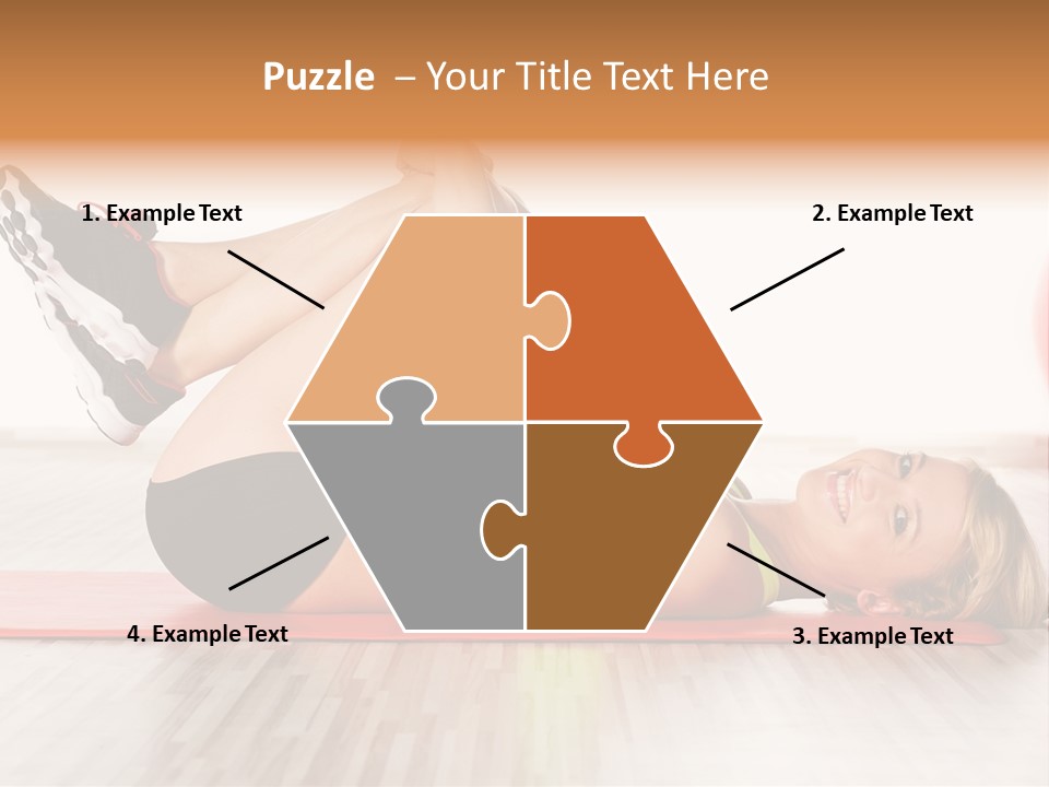 Full Stretch Red PowerPoint Template