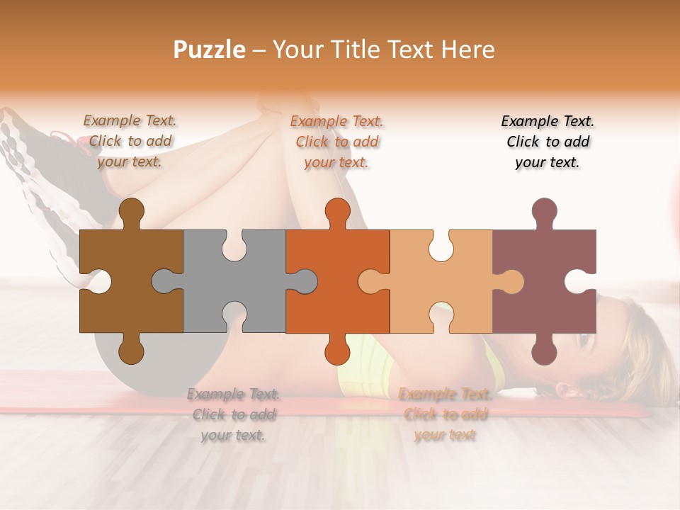 Full Stretch Red PowerPoint Template