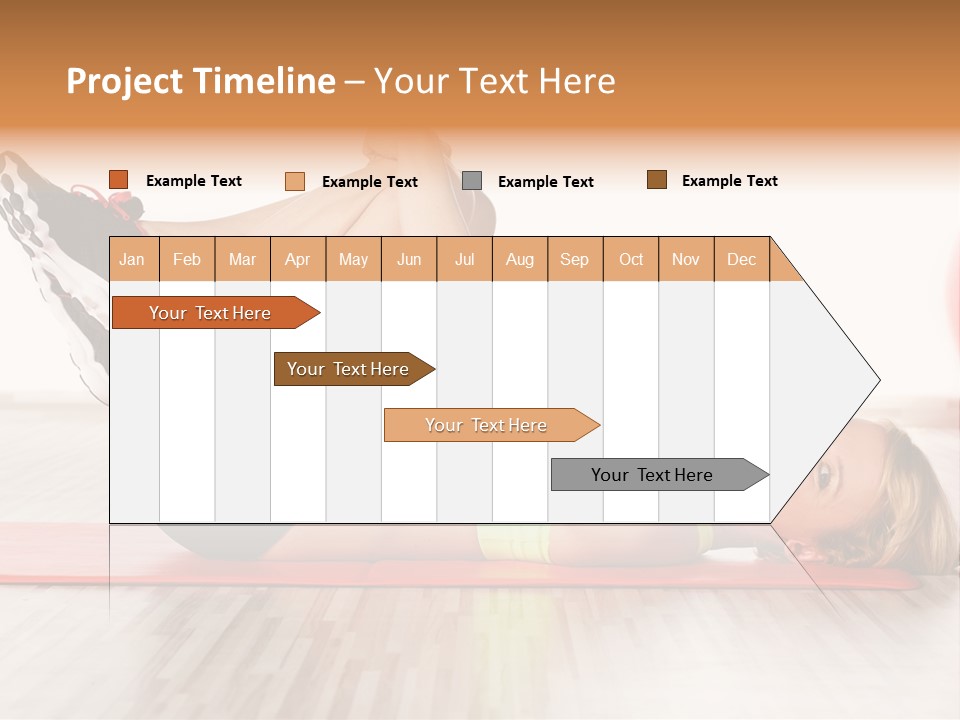 Full Stretch Red PowerPoint Template