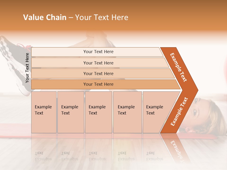 Full Stretch Red PowerPoint Template