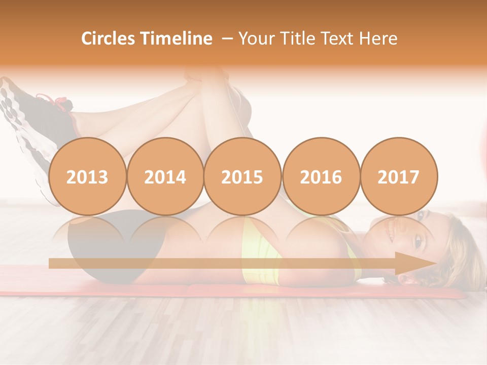 Full Stretch Red PowerPoint Template