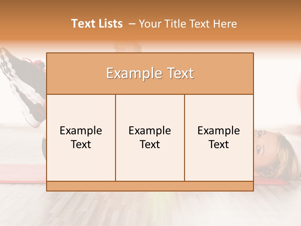 Full Stretch Red PowerPoint Template