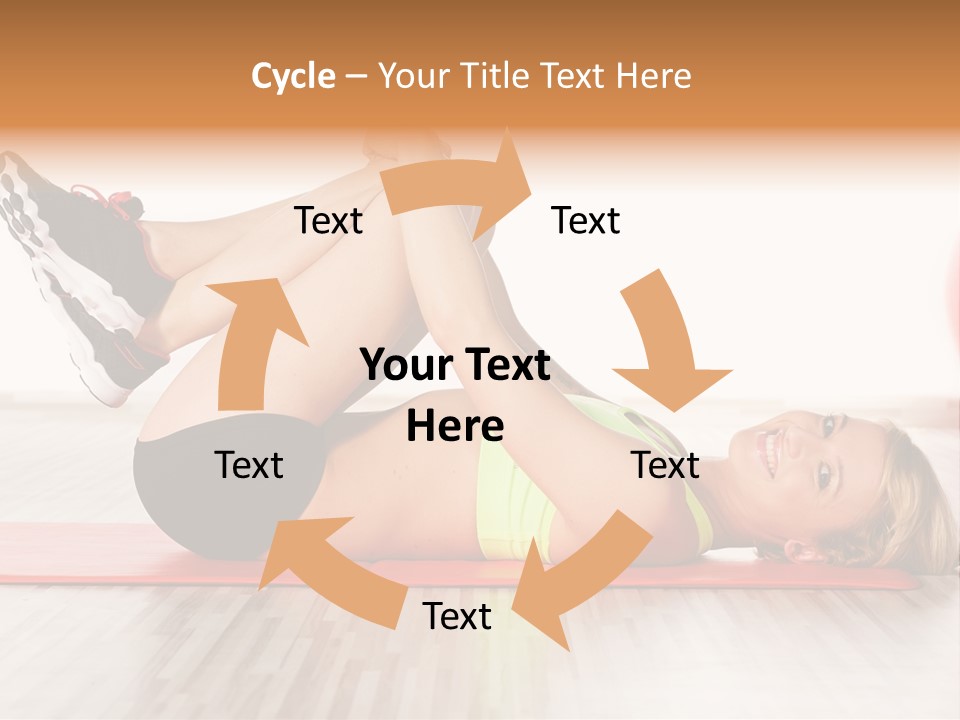 Full Stretch Red PowerPoint Template