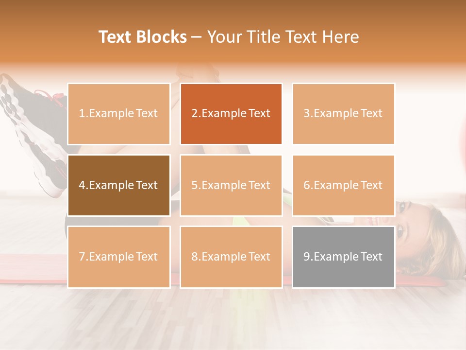 Full Stretch Red PowerPoint Template