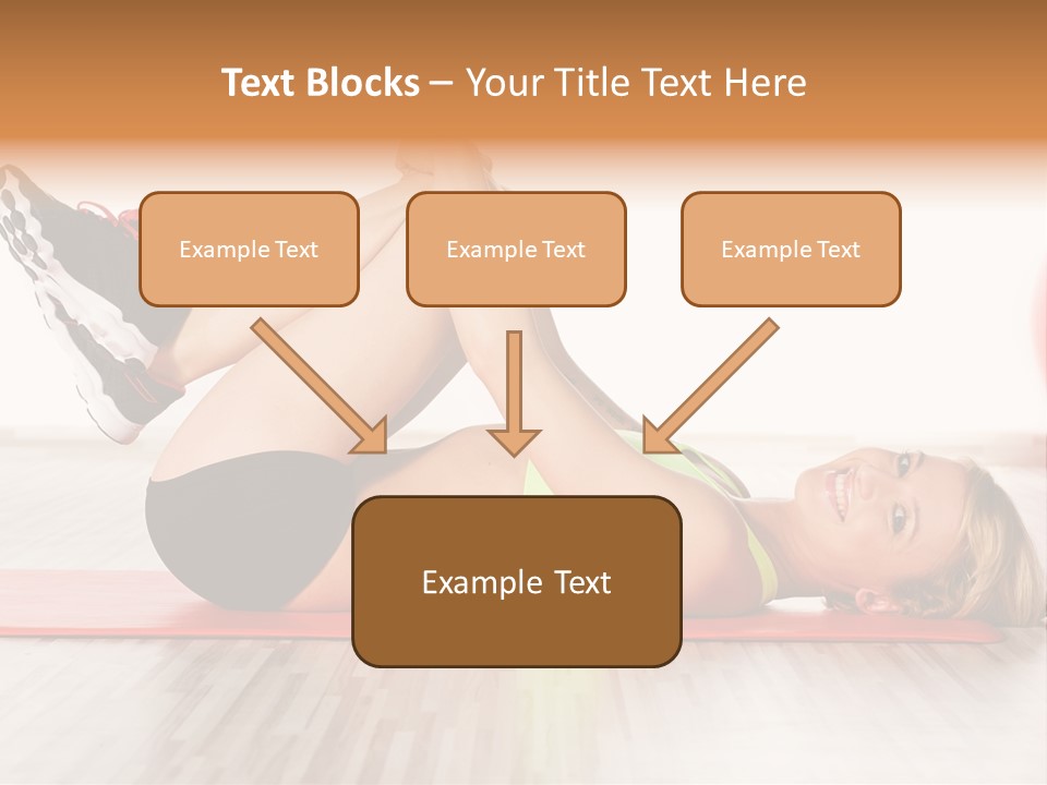 Full Stretch Red PowerPoint Template