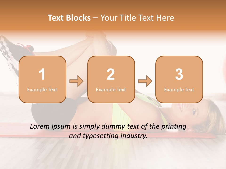 Full Stretch Red PowerPoint Template