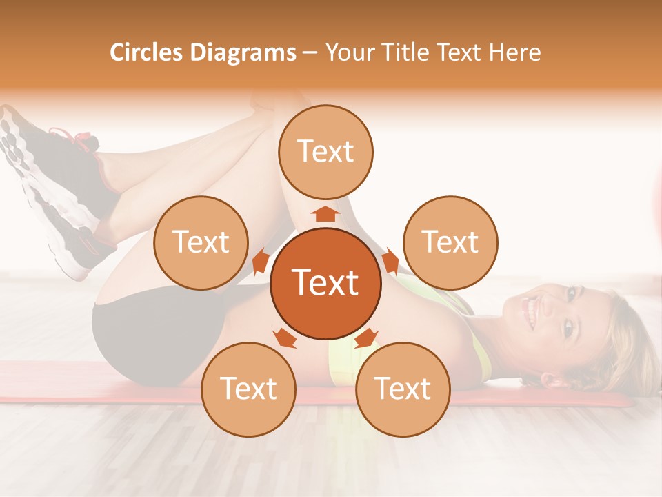 Full Stretch Red PowerPoint Template