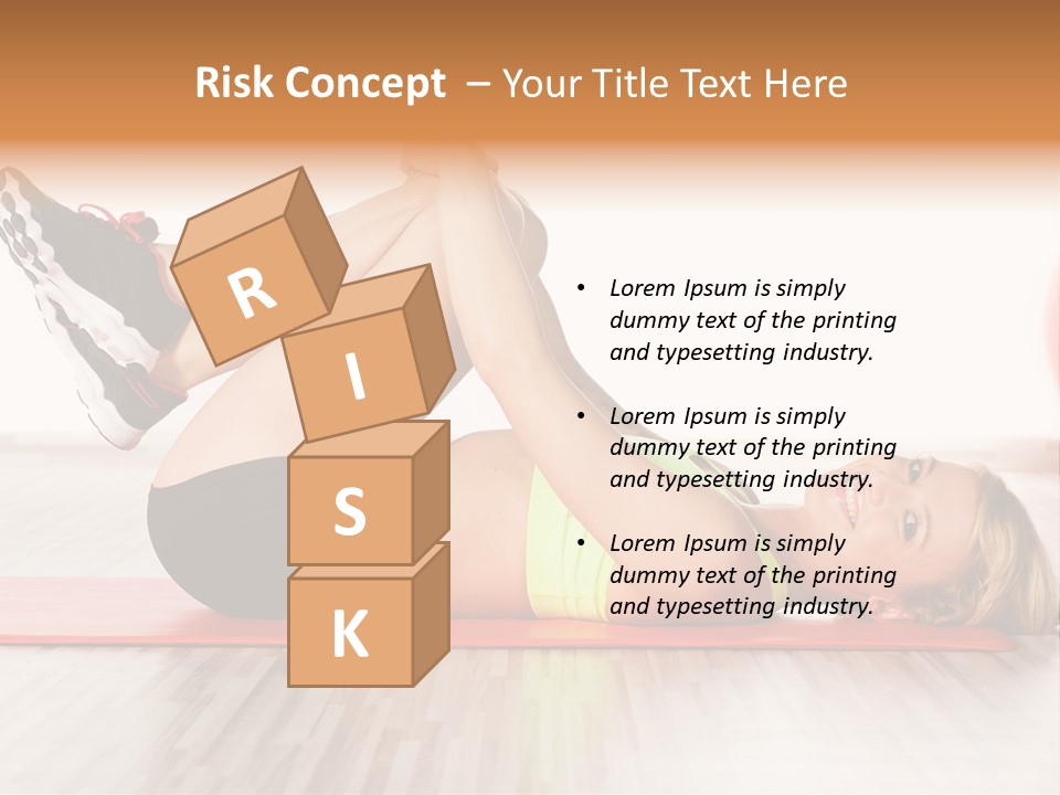 Full Stretch Red PowerPoint Template