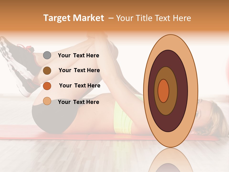 Full Stretch Red PowerPoint Template