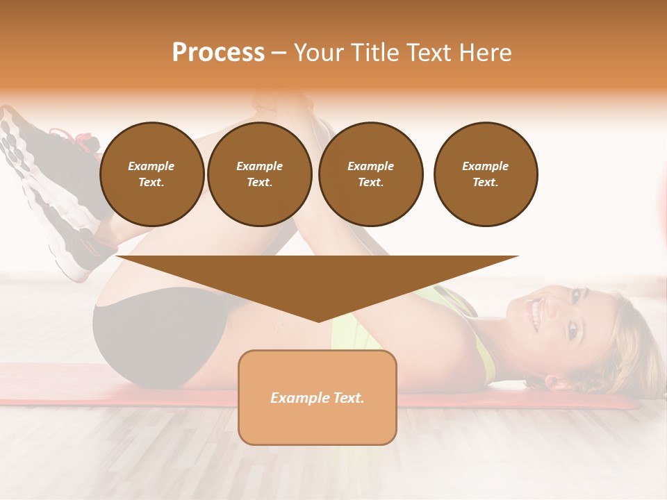 Full Stretch Red PowerPoint Template
