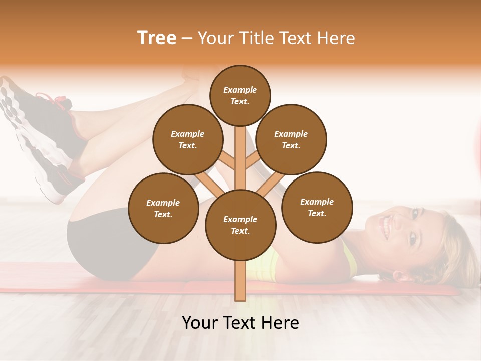 Full Stretch Red PowerPoint Template