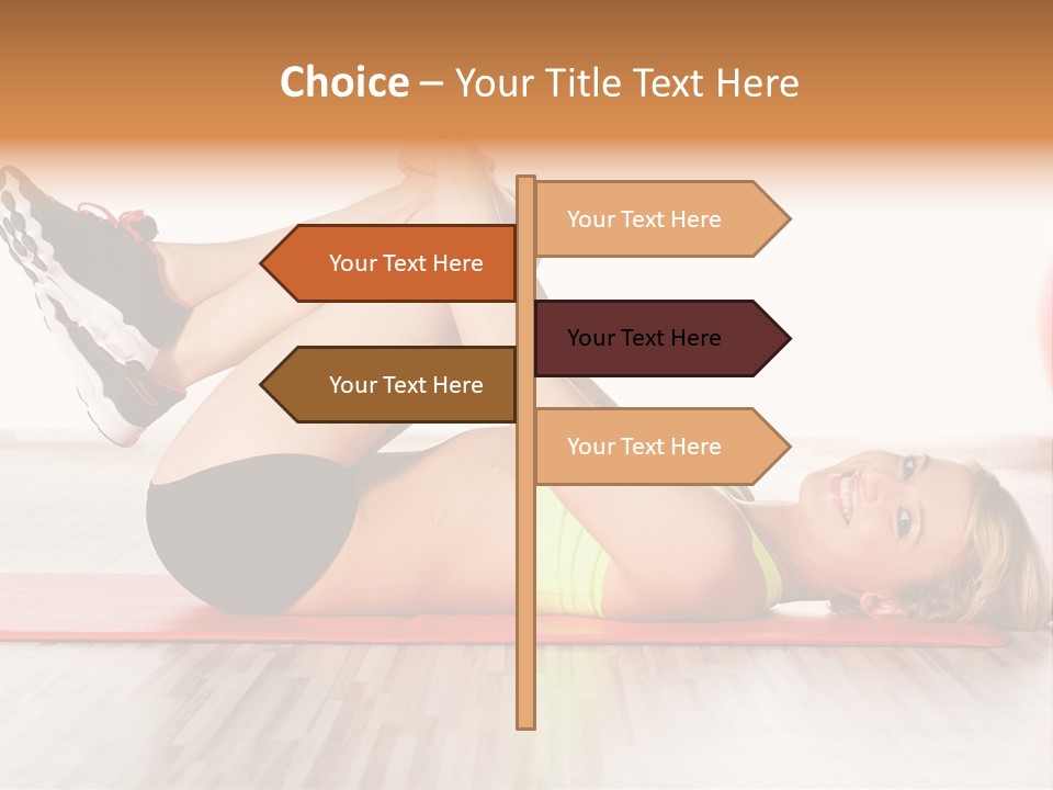 Full Stretch Red PowerPoint Template