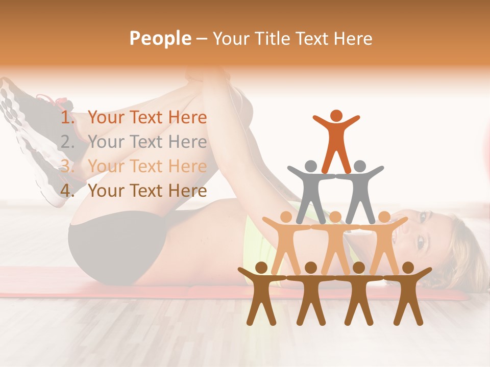 Full Stretch Red PowerPoint Template