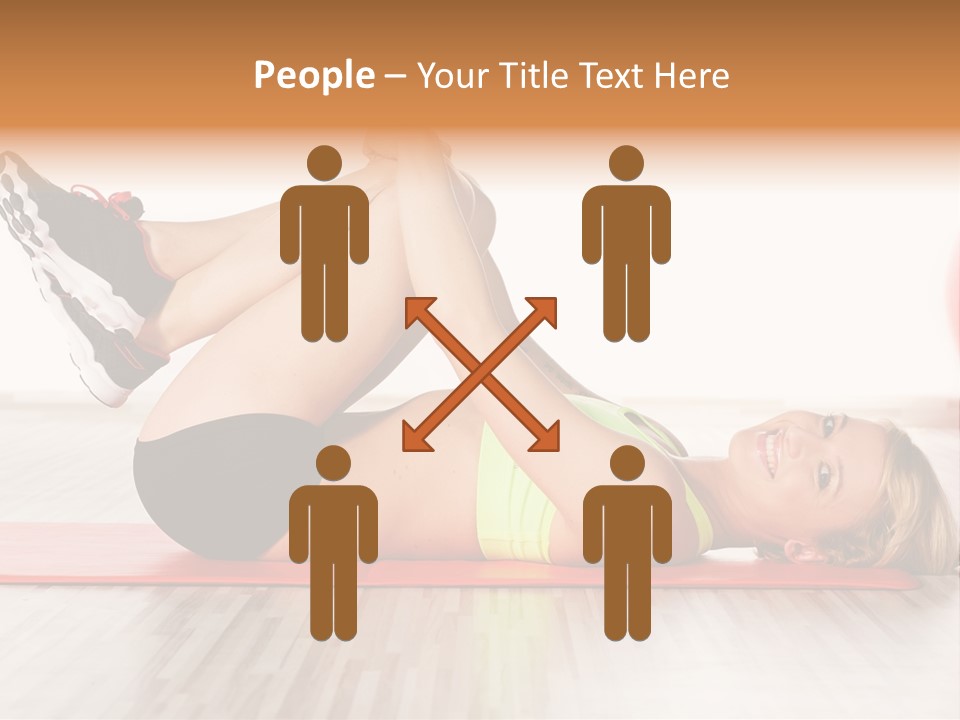 Full Stretch Red PowerPoint Template