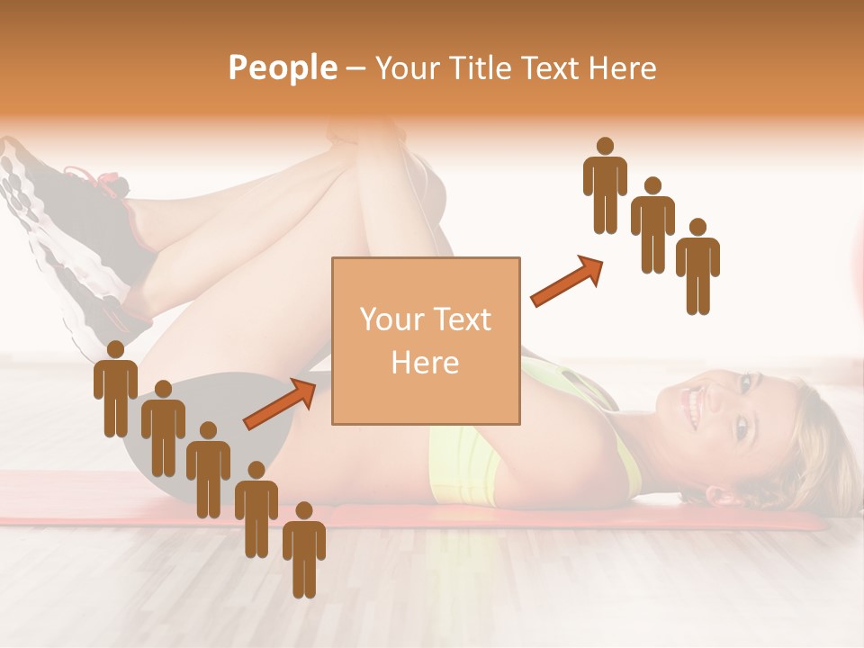 Full Stretch Red PowerPoint Template