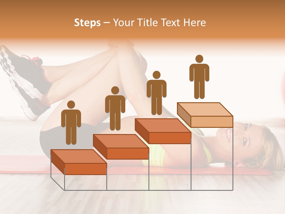 Full Stretch Red PowerPoint Template