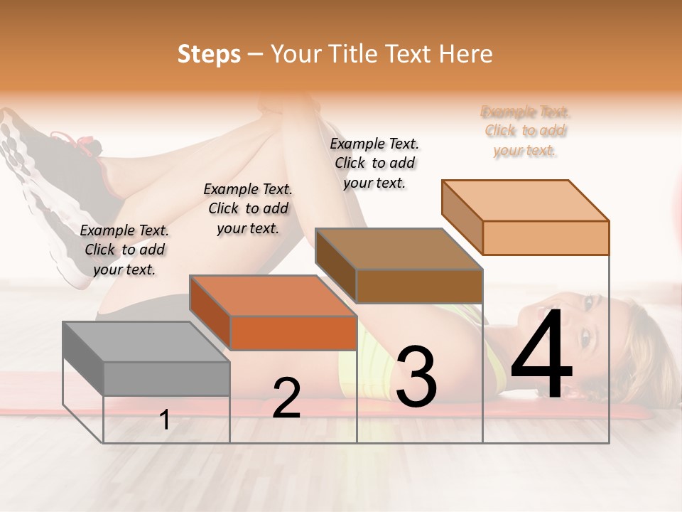 Full Stretch Red PowerPoint Template