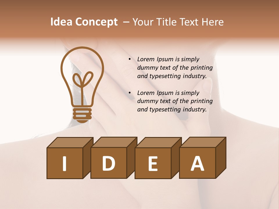 Human Pain Healthcare PowerPoint Template