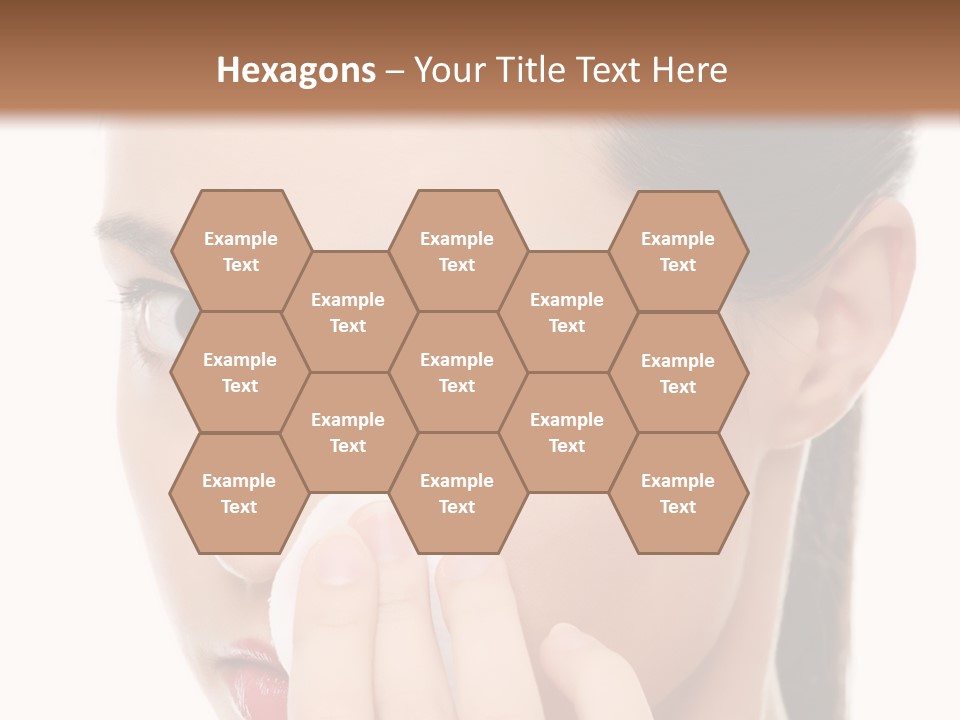 Hand Close Eyes PowerPoint Template