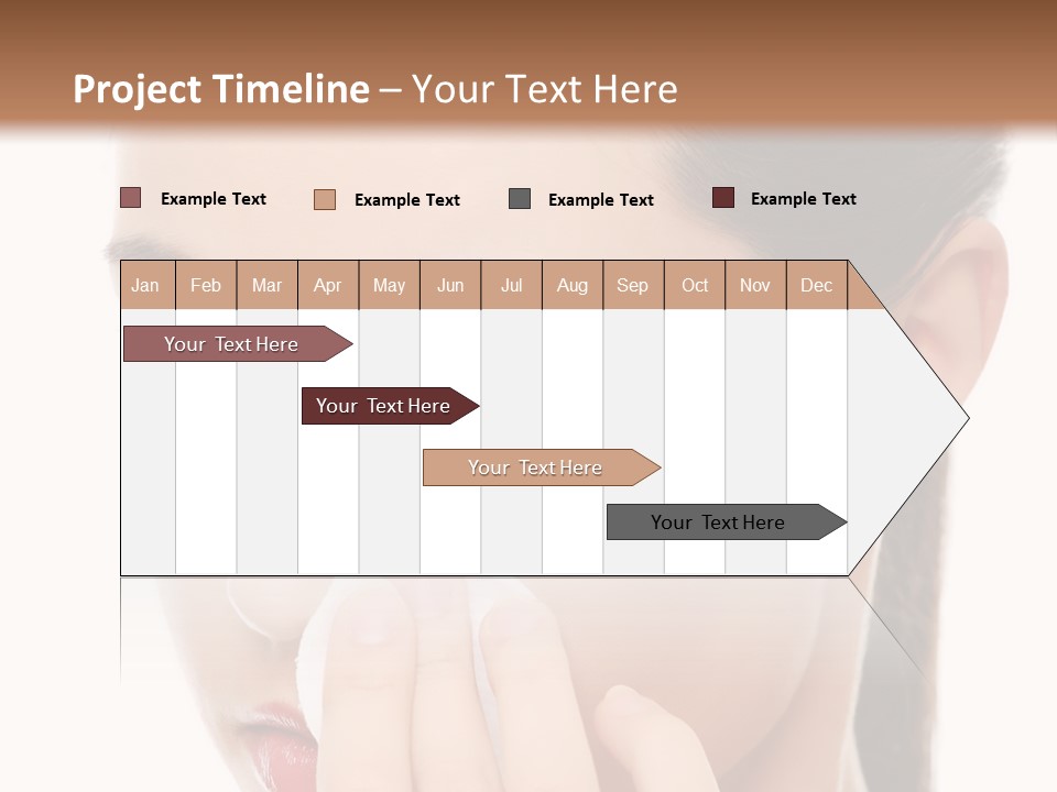 Hand Close Eyes PowerPoint Template