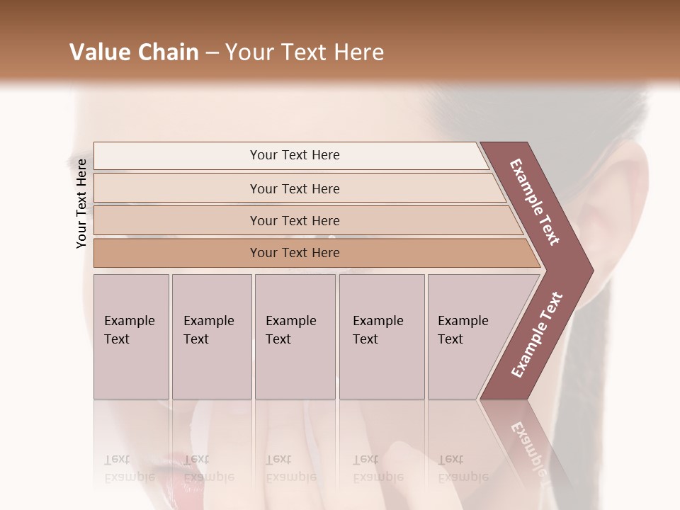 Hand Close Eyes PowerPoint Template