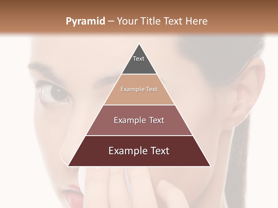 Hand Close Eyes PowerPoint Template