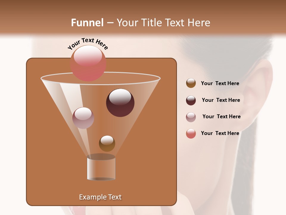 Hand Close Eyes PowerPoint Template