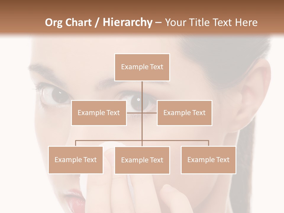 Hand Close Eyes PowerPoint Template