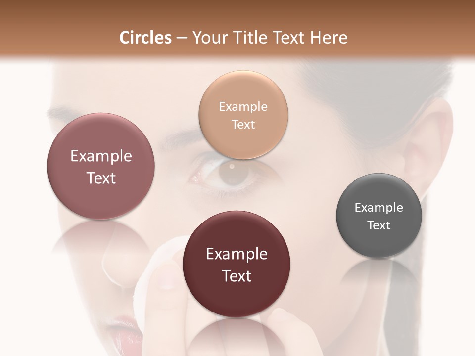 Hand Close Eyes PowerPoint Template