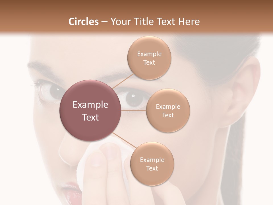 Hand Close Eyes PowerPoint Template