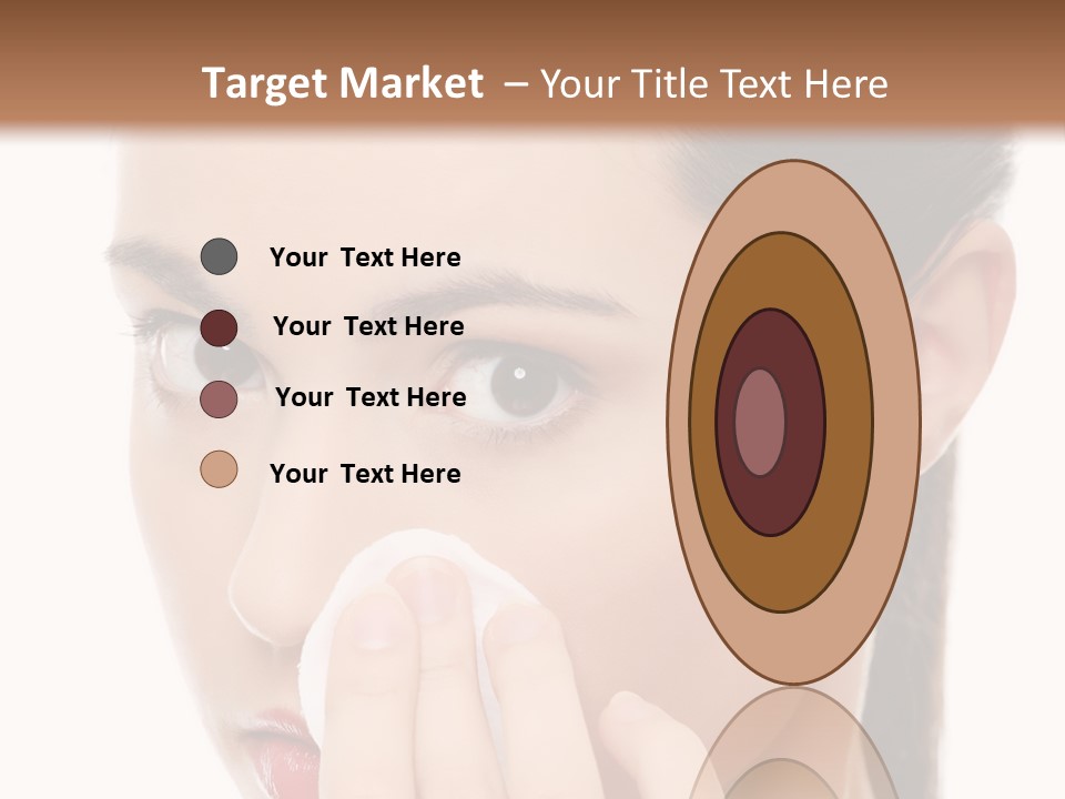 Hand Close Eyes PowerPoint Template