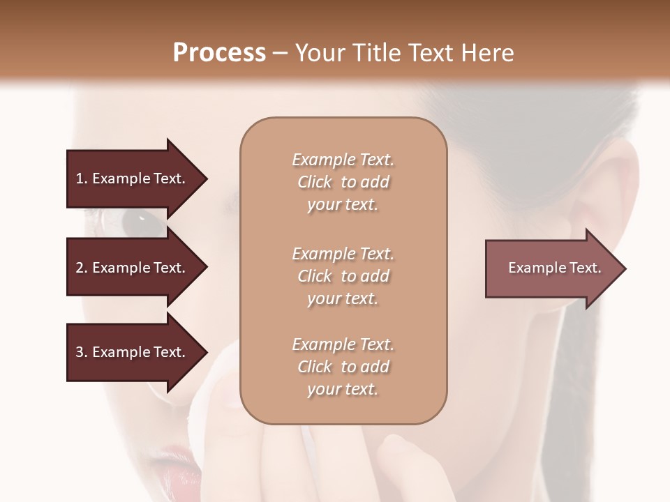 Hand Close Eyes PowerPoint Template
