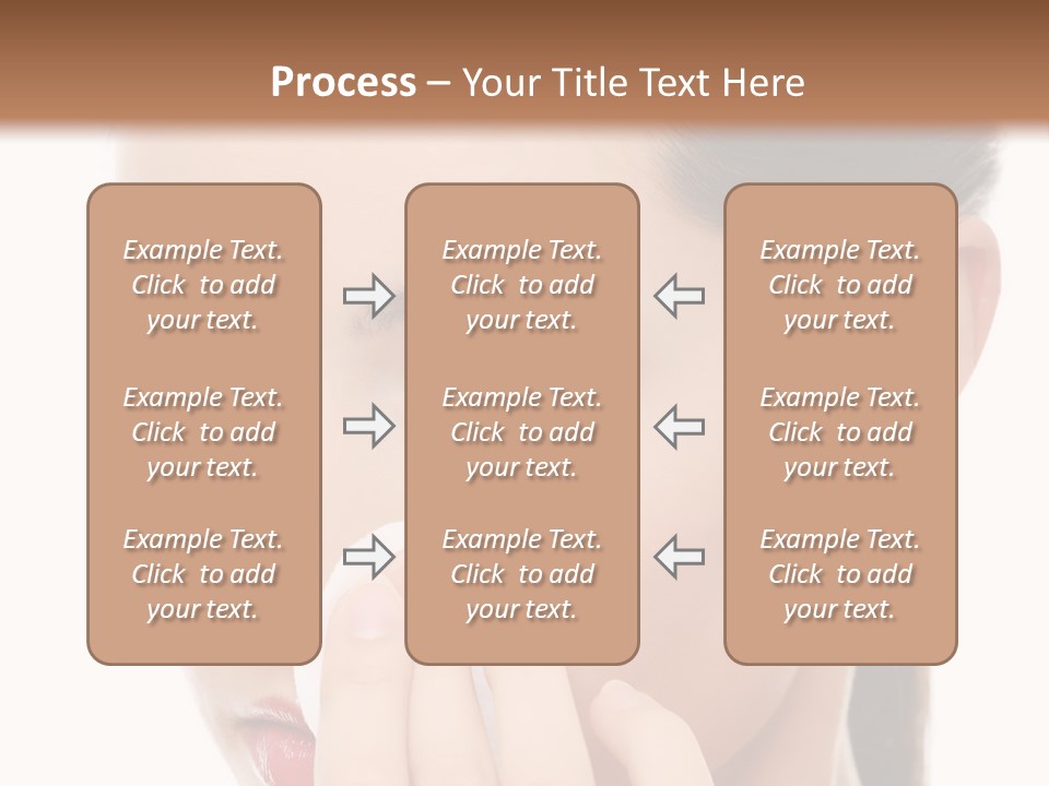 Hand Close Eyes PowerPoint Template