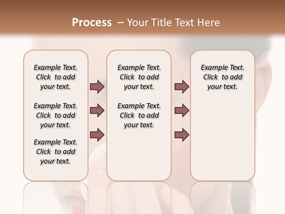 Hand Close Eyes PowerPoint Template
