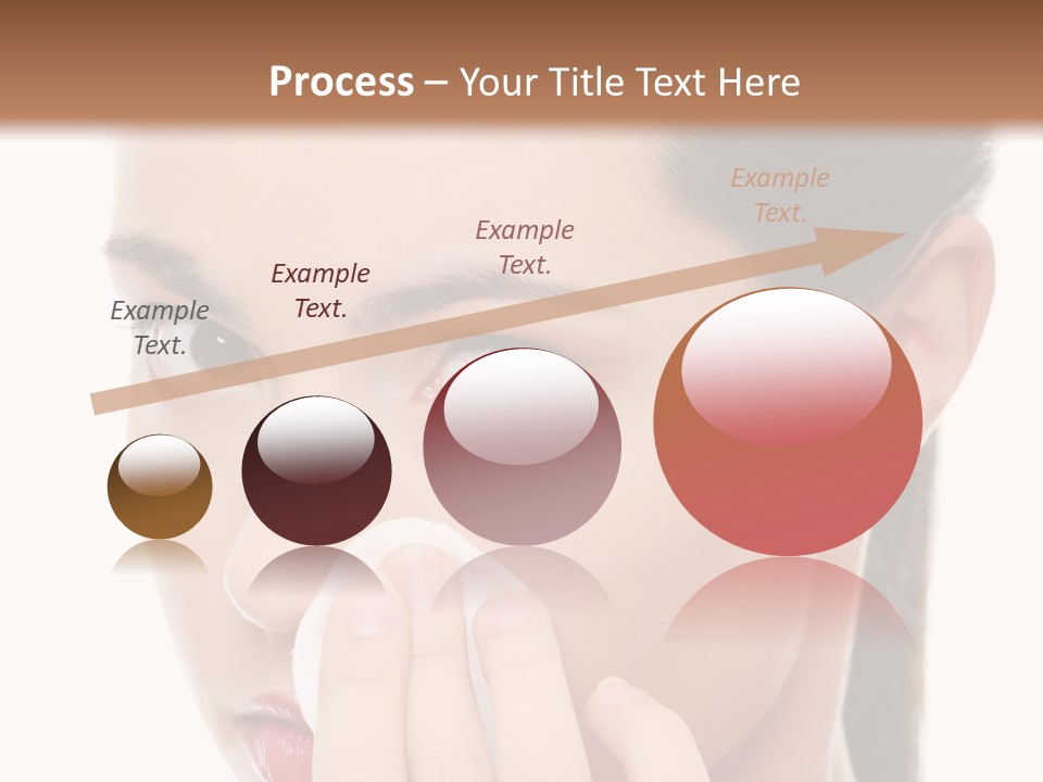 Hand Close Eyes PowerPoint Template