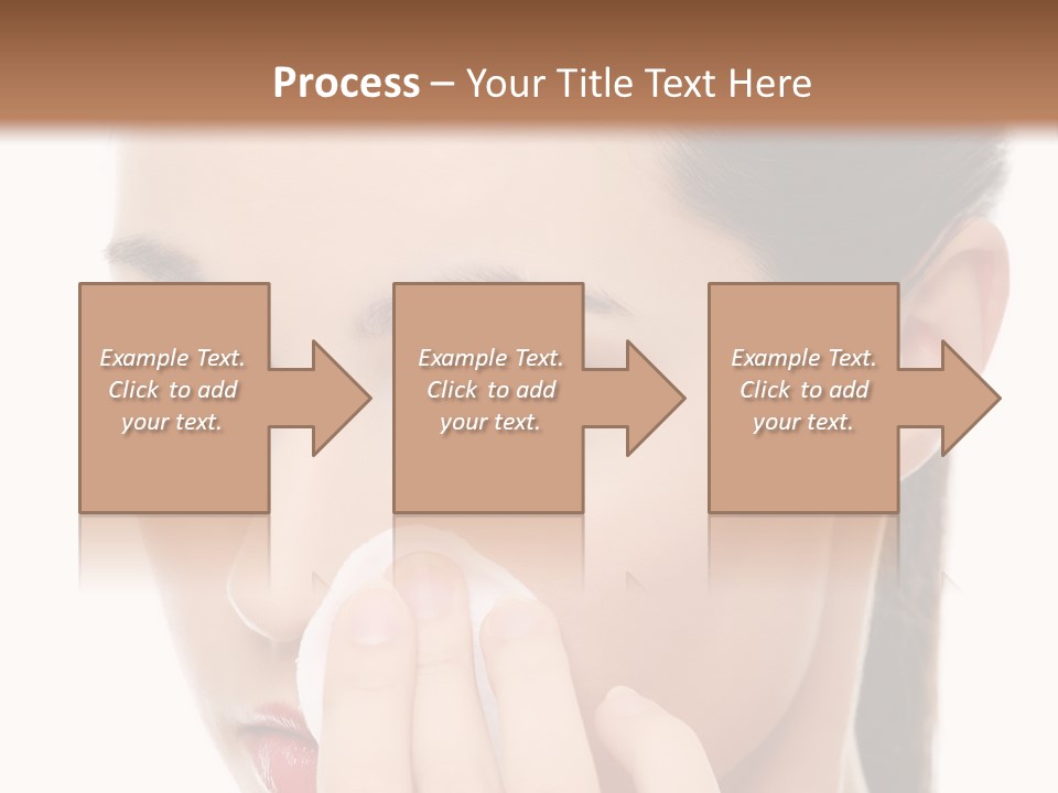 Hand Close Eyes PowerPoint Template