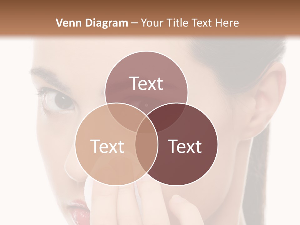 Hand Close Eyes PowerPoint Template