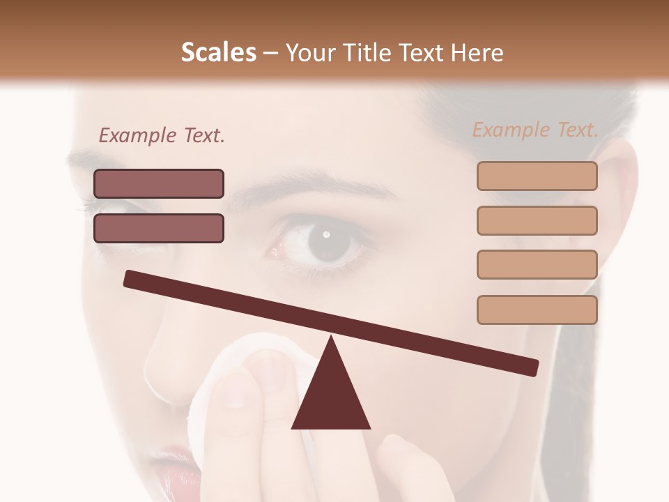 Hand Close Eyes PowerPoint Template