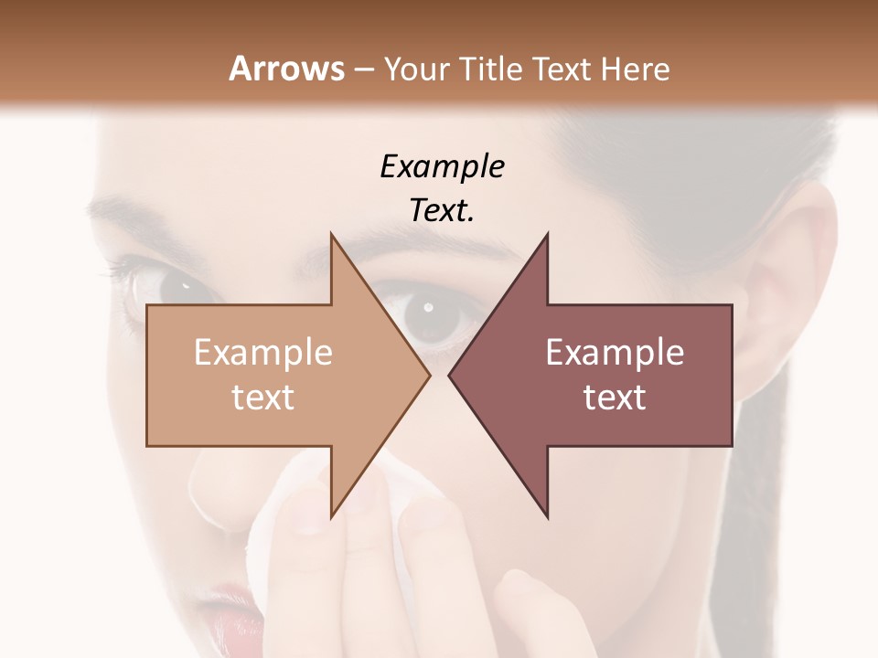 Hand Close Eyes PowerPoint Template