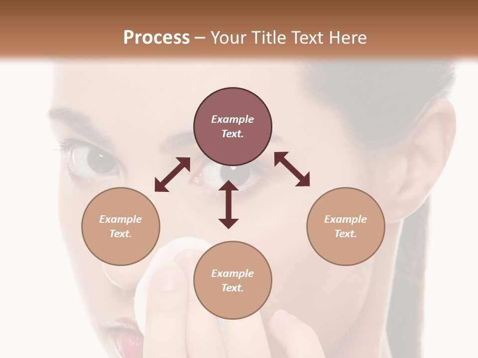 Hand Close Eyes PowerPoint Template
