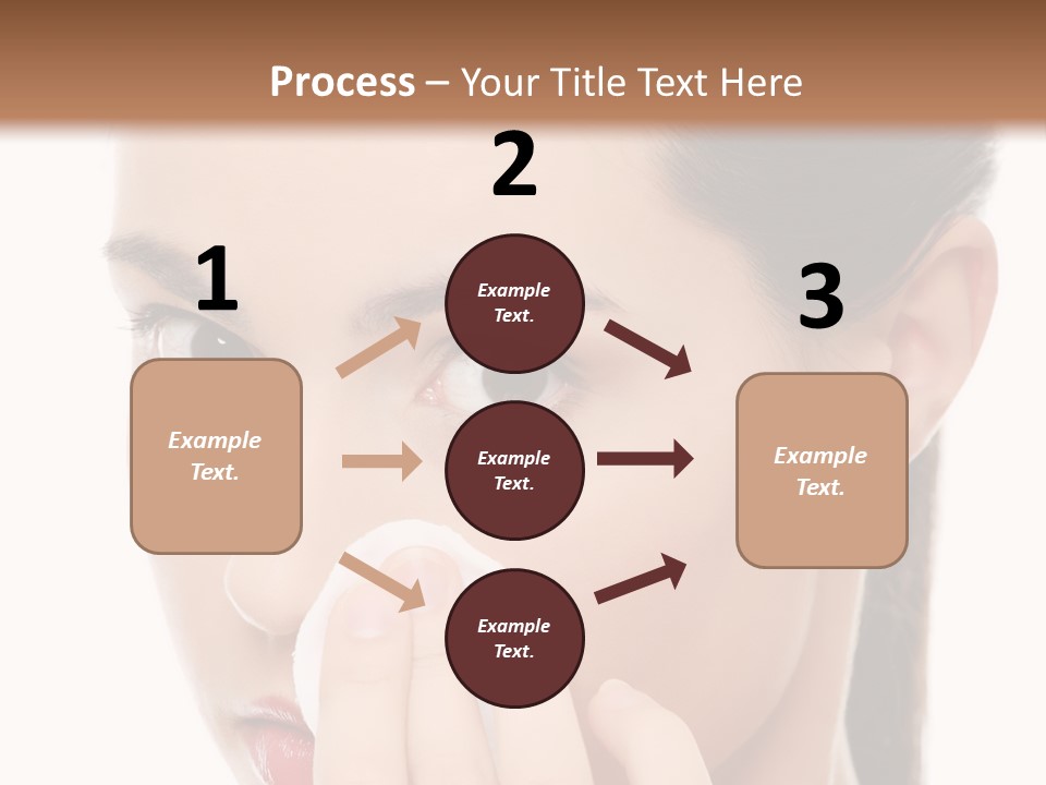 Hand Close Eyes PowerPoint Template