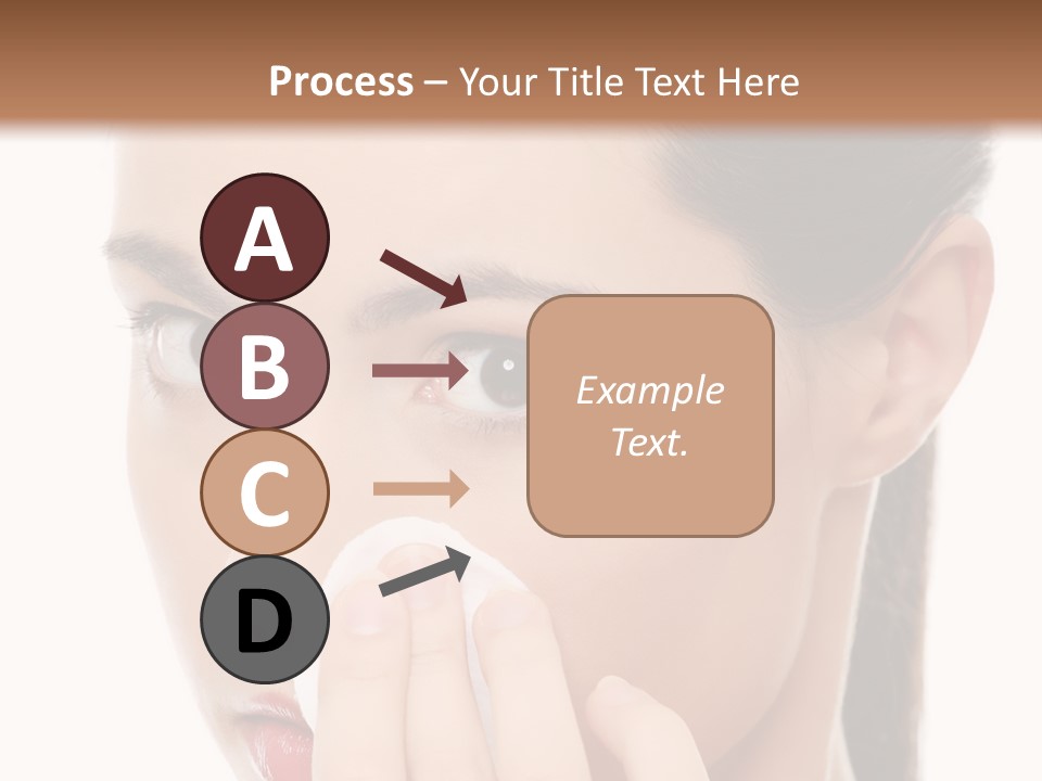 Hand Close Eyes PowerPoint Template
