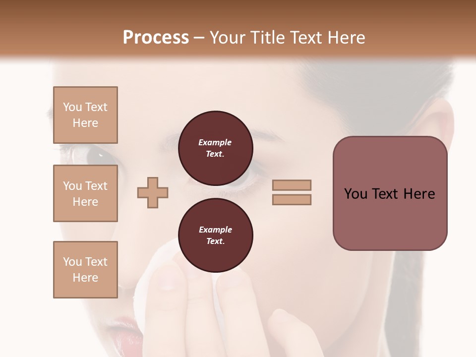 Hand Close Eyes PowerPoint Template