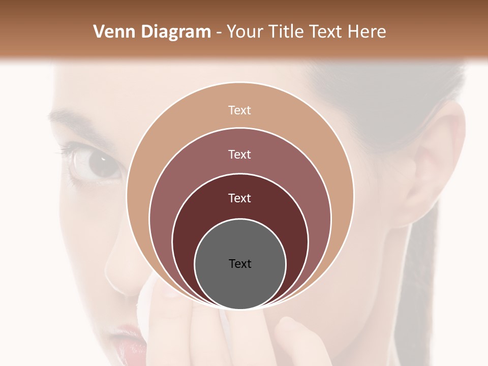 Hand Close Eyes PowerPoint Template