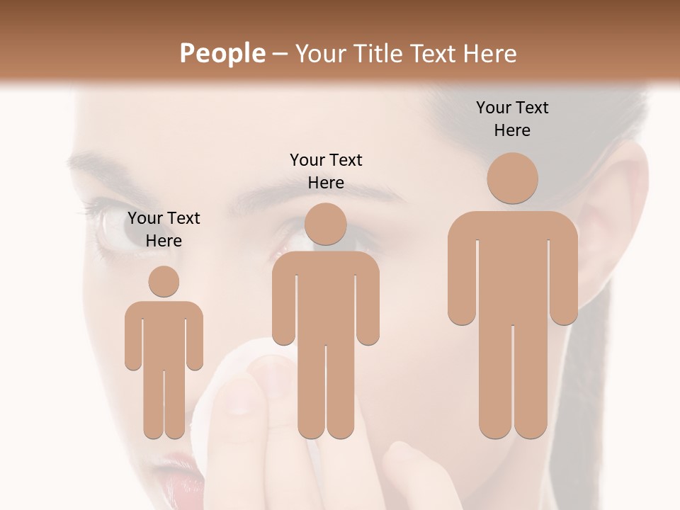 Hand Close Eyes PowerPoint Template