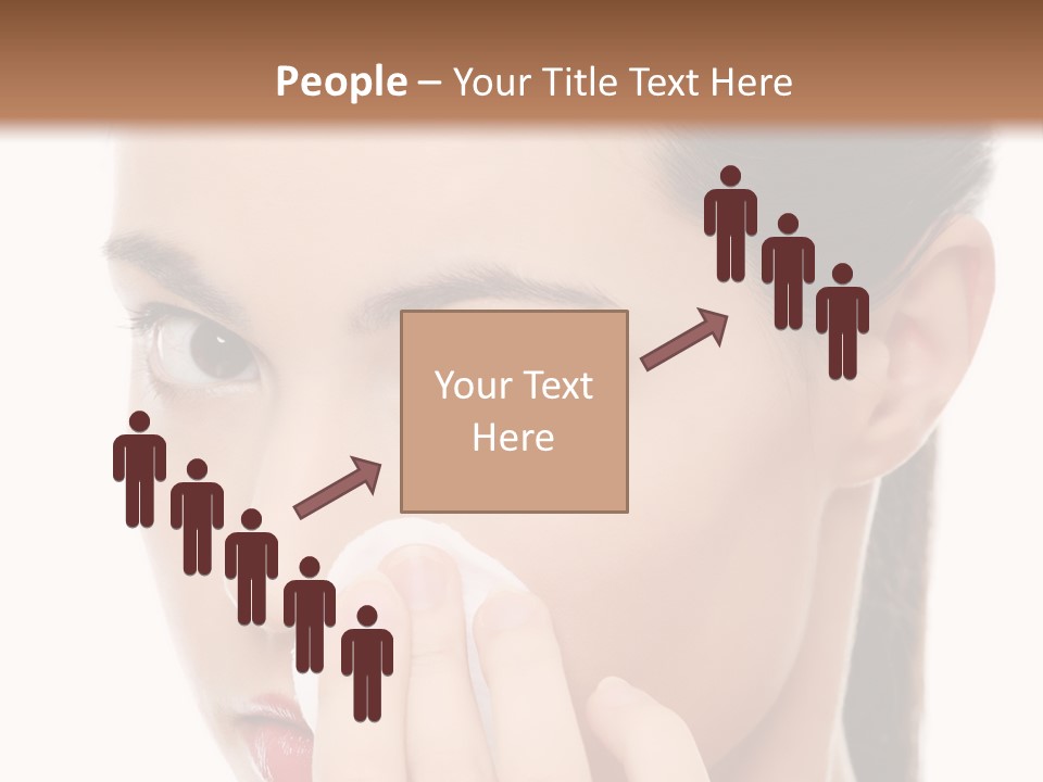 Hand Close Eyes PowerPoint Template