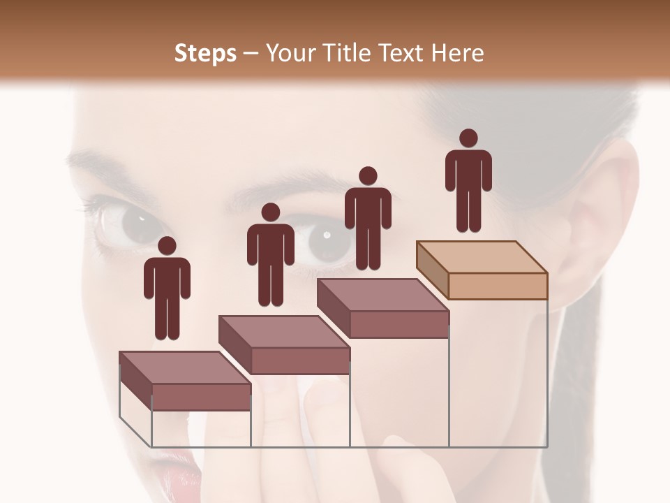 Hand Close Eyes PowerPoint Template