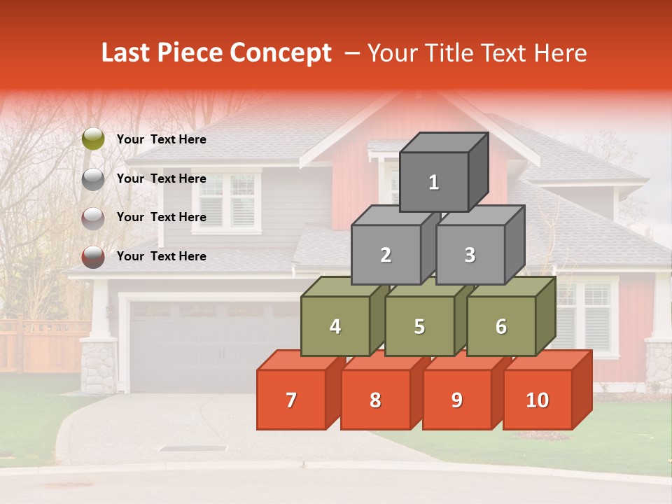 Style Suburbs Bushes PowerPoint Template