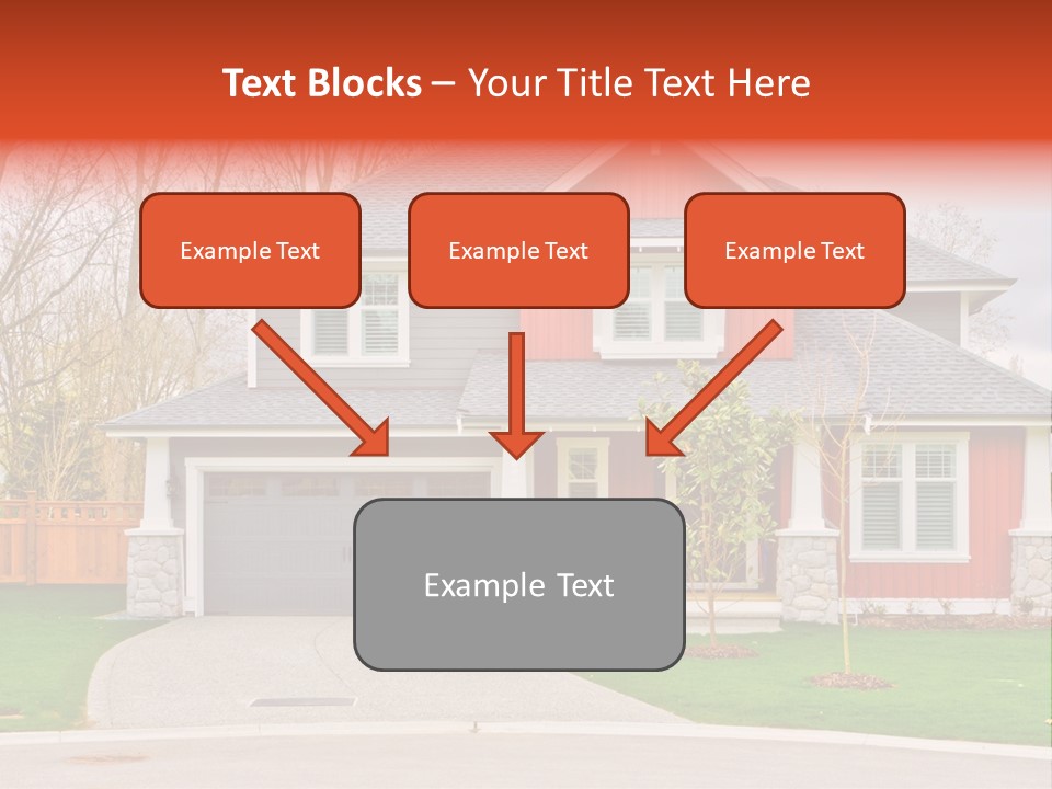 Style Suburbs Bushes PowerPoint Template