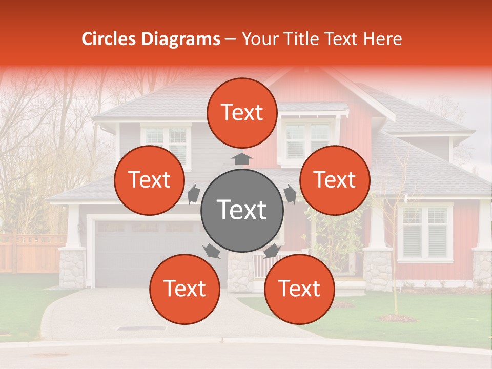 Style Suburbs Bushes PowerPoint Template